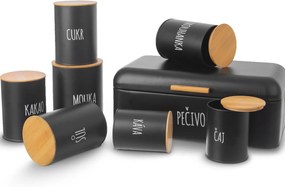 Orion Plechová dóza na múku BLACK