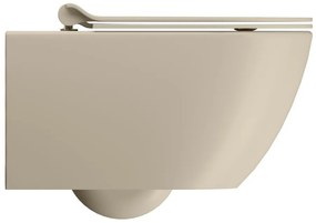 GSI GSI, PURA závesná WC misa, Swirlflush, 36x55cm, creta dual-mat, 881508