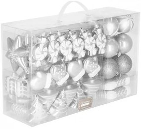 Vianočné ozdoby na stromček 77 ks SPRINGOS CA0159