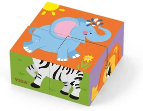 Puzzle kocky Viga 50836 zoo