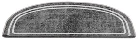 Sivé nášľapy na schody v súprave 16 ks 20x65 cm Plain – Vitaus