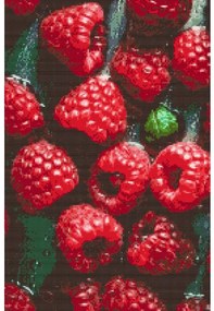 Gario Diamantové maľovanie Šťavnaté maliny Rozmery: 40 x 60 cm, Rámovanie: Iba zrolované plátno, Diamanty: Štvorcové