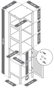 Polica na odkladanie v škandinávskom dizajne