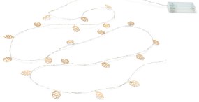 Svetelná reťaz s LED mikrodiódami, jedľové šišky