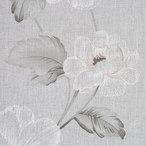 ZÁCLONA NA KRÚŽKOCH BESSY 140X250 CM VZOROVANÁ