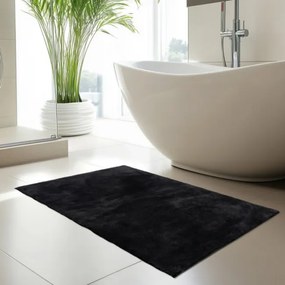Kúpeľňový koberček PURE 500 čierny