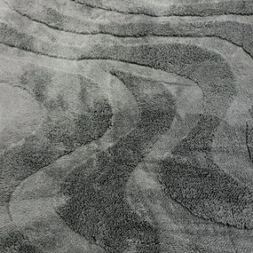 Deka luxury baranková z mikroplyšu tmavo sivá 150x200cm TiaHome