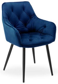 Jedálenská stolička NEVADA zamatová, granátová