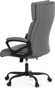 Kancelárske kreslo PEDRO — ekokoža, sivá
