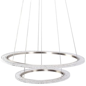Toolight Toolight, LED závesné osvetlenie 60cm, 38W, 3500lm + diaľkové ovládanie, LHJ045-CP2, brúsená oceľ, OSW-50050
