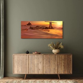 Obraz - Západ slnka (120x50 cm)