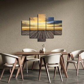 Obraz - Mólo s výhľadom (150x105 cm)