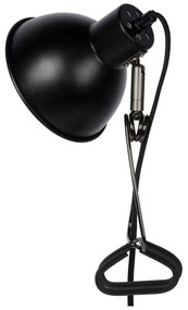 Lucide 45987/01/30 - Lampa s klipom MOYS 1xE27/40W/230V čierna