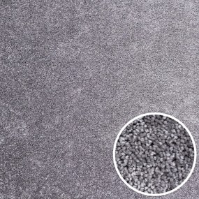 Metrážny koberec Velur Ultra strieborný, na mieru, šíře 4m, šedá, filc, obývacia izba, AladinWorld Expres