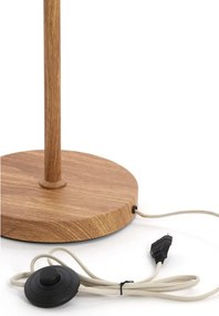 Stojacia lampa v prírodnej farbe s textilným tienidlom (výška 159 cm) Dania – Light &amp; Living