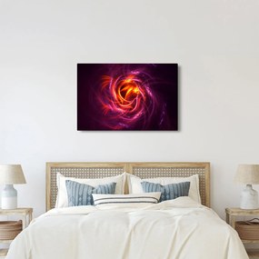 Obraz svietiacej modernej abstrakcie (90x60 cm)