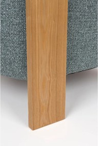 Sivomodré kreslo z textílie buklé Oolong – Zuiver