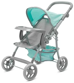 Športový kočík Baby Mix pre bábiky Lana mint, 58,5x 33 x 61,5 cm