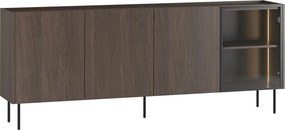 Štvordverová komoda Dunari 220 cm - dub dunin