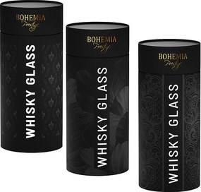 BOHEMIA PRESTIGE ELEGANTE POHÁR NA WHISKY V TUBE 320ML SADA 2KS