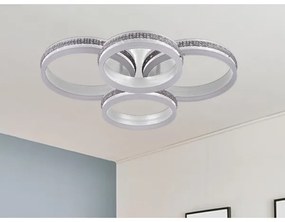 LED stmievateľný prisadený luster LED/150W/230V 3000-6500K + diaľkové ovládanie