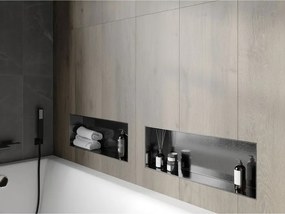 Mexen X-Wall-NR, polica na zapustenie bez príruby 60 x 20 cm, grafitová matná - 19E1602010