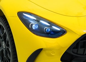 Ramiz Mercedes-Benz GT63 AMG elektrické autíčko pre deti žlté