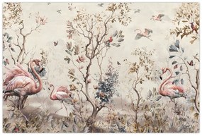 Obraz - Kresba plameniakov (90x60 cm)