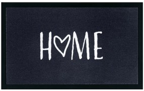 Mujkoberec Original, Protišmyková rohožka Home 104503 Anthracite / Cream – na von aj na doma, 45x75, čierna, chodba / predsieň