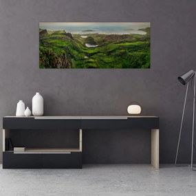 Obraz - Quiraing, Škótsko (120x50 cm)