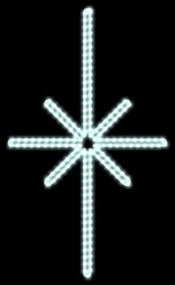 DECOLED LED svetelná súprava pre vianočné stromčeky 9-11 m vysoké, teplá biela s bleskom, ľadové dekory DZ113S3