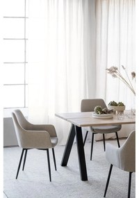 Rozkladací jedálenský stôl s doskou z dubového dreva 220x100 cm Carradale - Rowico