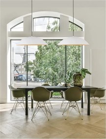 Industriálny luster Glim 60 biele