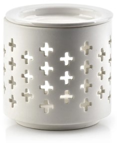 Aromalampa VESTA CROSS 7,3x7,5 cm biela