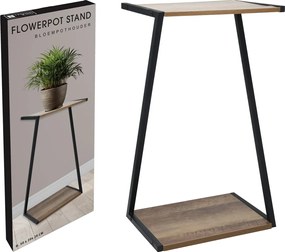 Stojan na květiny HESS černý/hnědý