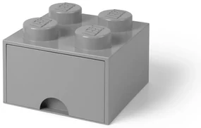 Sivý úložný box štvorec LEGO®