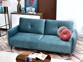 Pohovka dvojsedačka Lasciare (čierna). Akcia -20%. Vlastná spoľahlivá doprava až k Vám domov. 1136860