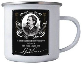 Bohemia Gifts Plechový hrnček Real Gentleman, 350 ml