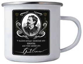 Bohemia Gifts Plechový hrnček Real Gentleman, 350 ml