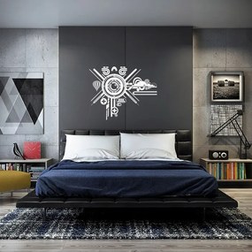 Sablio Samolepka na stenu: future design - 120x95 cm