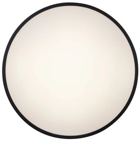 GLOBO Stropné prisadené LED osvetlenie WISS, 48W, teplá biela–studená biela, 60cm, guľaté, čierne