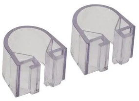 Hansgrohe Hansgrohe, príslušenstvo, svorky priemer 25 mm na misky na mydlo Casetta'D, 2 ks, číra, HAN-96192000