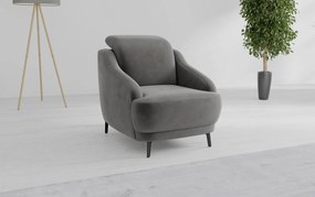 XXXLutz KRESLO, textil, sivá Sit & More - Online Only obývacie izby - 000144024184