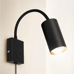 Brilagi - Flexibilné nástenné svietidlo SELE 1xGU10/30W/230V čierne/zlaté