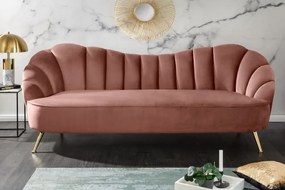 Sofa Arielle 220 cm zamat altrosa ružová »