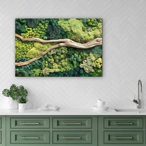 DUBLEZ | Imitácia machového obrazu - Konár v lese