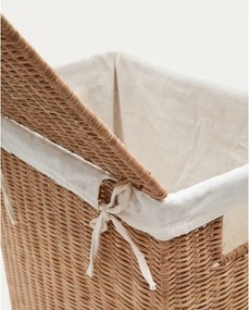 Ratanové koše na bielizeň v súprave 2 ks v prírodnej farbe Indali – Kave Home