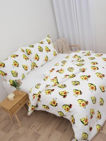 Predĺžené obliečky mikroplyš Exclusive – Advokádo biele