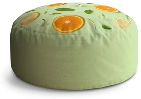 Sablio Taburet Citrus a kvet: 40x50 cm