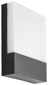 Rabalux 77097 - LED Vonkajšie nástenné svietidlo GIMONE LED/10W/230V IP44 čierna